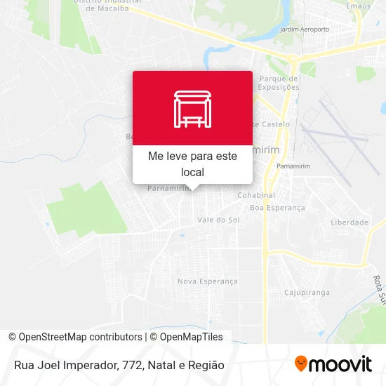 Rua Joel Imperador, 772 mapa