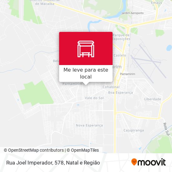 Rua Joel Imperador, 578 mapa