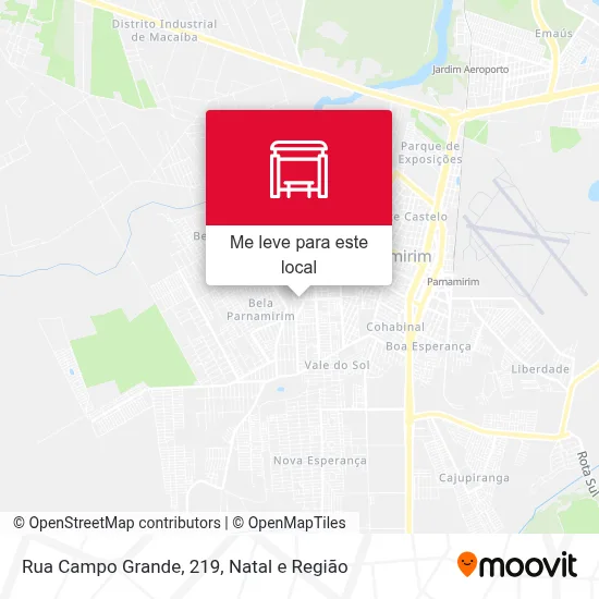 Rua Campo Grande, 219 mapa