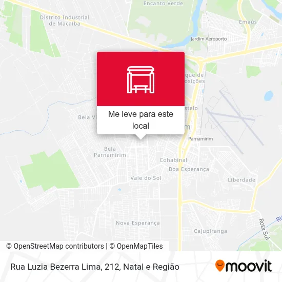 Rua Luzia Bezerra Lima, 212 mapa