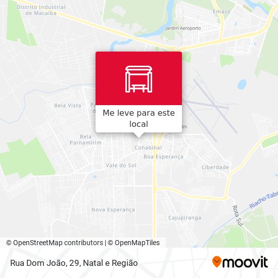 Rua Dom João, 29 mapa