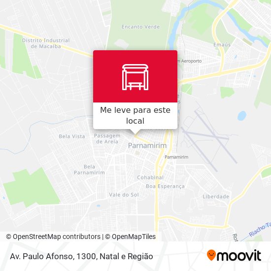 Av. Paulo Afonso, 1300 mapa