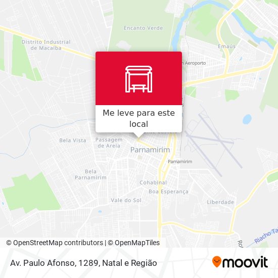 Av. Paulo Afonso, 1289 mapa