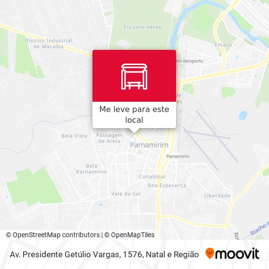 Av. Presidente Getúlio Vargas, 1576 mapa