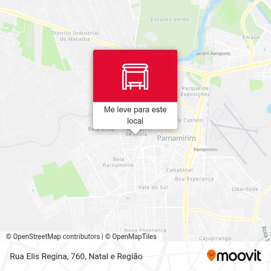 Rua Elis Regina, 760 mapa