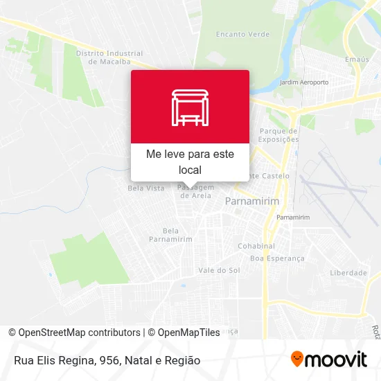 Rua Elis Regina, 956 mapa