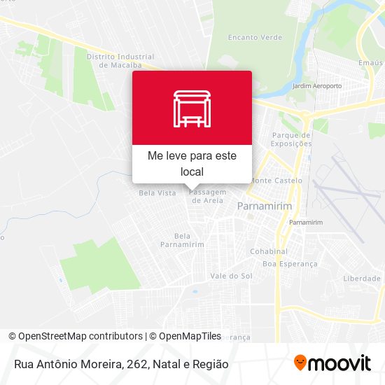 Rua Antônio Moreira, 262 mapa