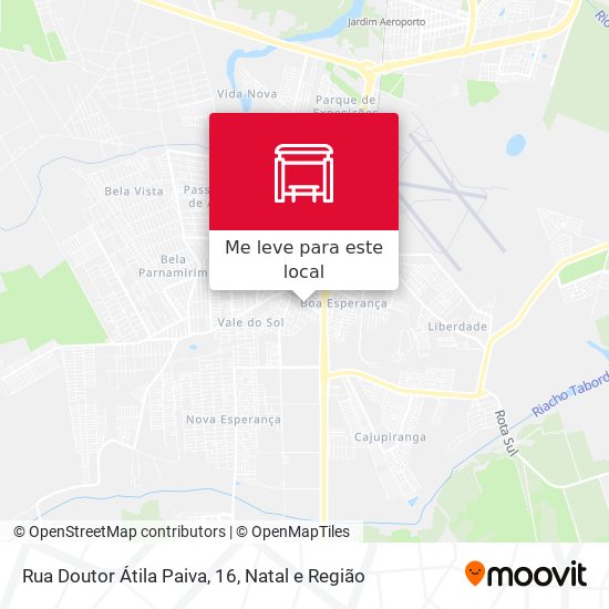 Rua Doutor Átila Paiva, 16 mapa