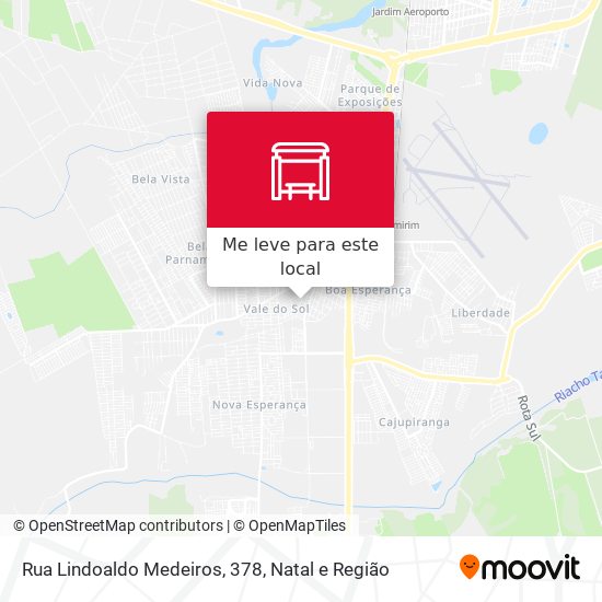 Rua Lindoaldo Medeiros, 378 mapa