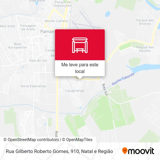 Rua Gilberto Roberto Gomes, 910 mapa