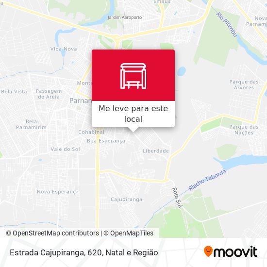 Estrada Cajupiranga, 620 mapa