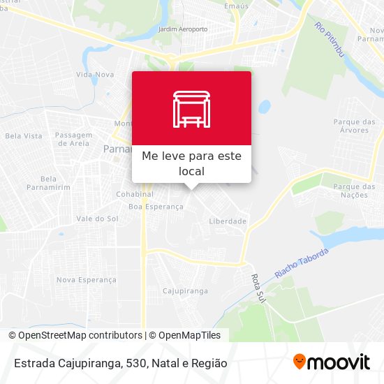 Estrada Cajupiranga, 530 mapa