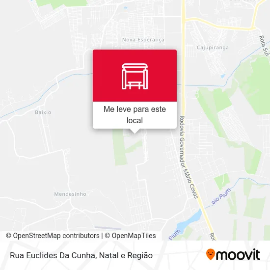 Rua Euclides Da Cunha mapa