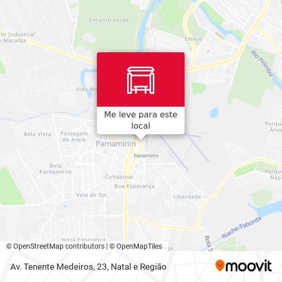 Av. Tenente Medeiros, 23 mapa