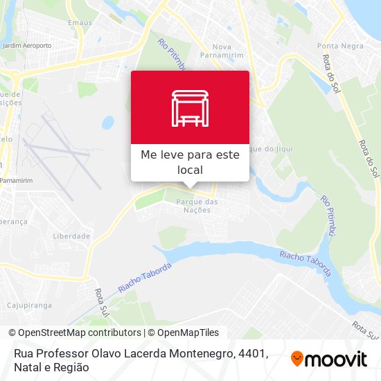 Rua Professor Olavo Lacerda Montenegro, 4401 mapa