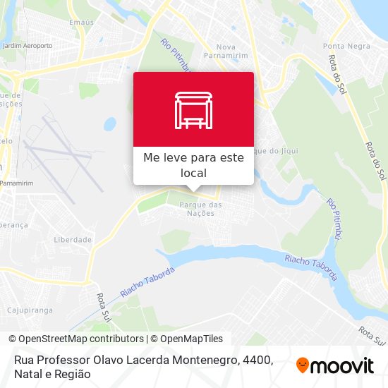 Rua Professor Olavo Lacerda Montenegro, 4400 mapa