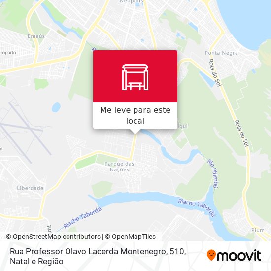 Rua Professor Olavo Lacerda Montenegro, 510 mapa