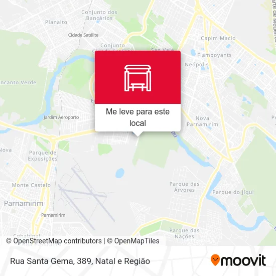 Rua Santa Gema, 389 mapa