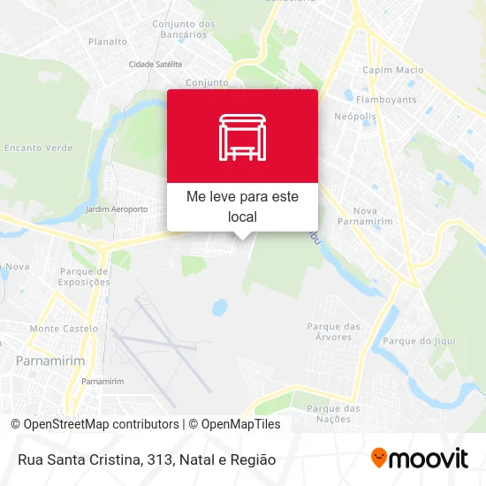 Rua Santa Cristina, 313 mapa