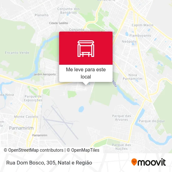Rua Dom Bosco, 305 mapa