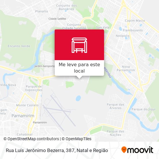 Rua Luís Jerônimo Bezerra, 387 mapa