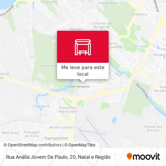 Rua Anália Jovem De Paulo, 20 mapa