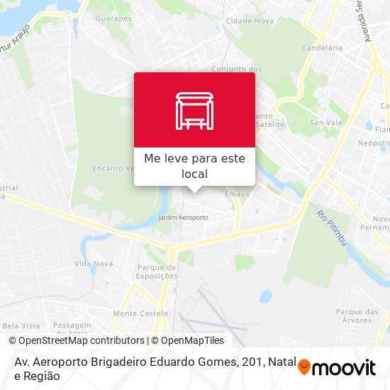 Av. Aeroporto Brigadeiro Eduardo Gomes, 201 mapa