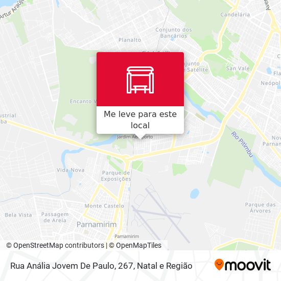 Rua Anália Jovem De Paulo, 267 mapa