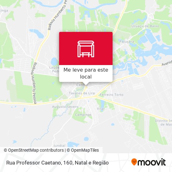 Rua Professor Caetano, 160 mapa