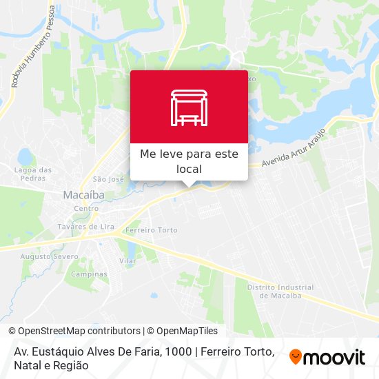 Av. Eustáquio Alves De Faria, 1000 | Ferreiro Torto mapa