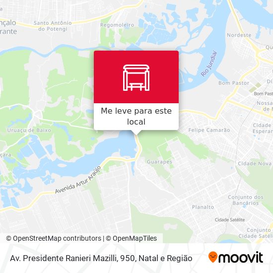 Av. Presidente Ranieri Mazilli, 950 mapa