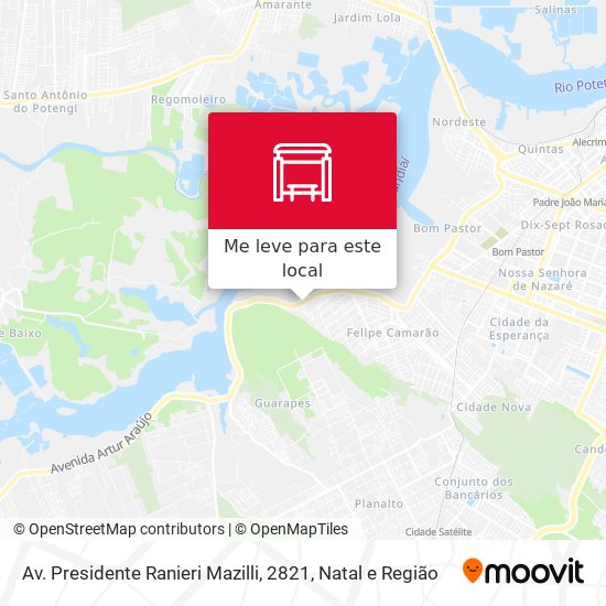 Av. Presidente Ranieri Mazilli, 2821 mapa