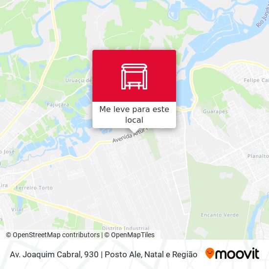Av. Joaquim Cabral, 930 | Posto Ale mapa