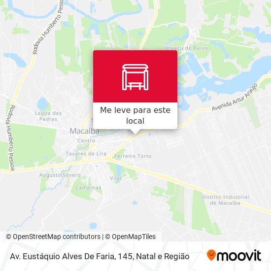 Av. Eustáquio Alves De Faria, 145 mapa