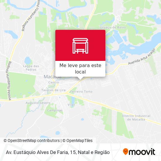 Av. Eustáquio Alves De Faria, 15 mapa