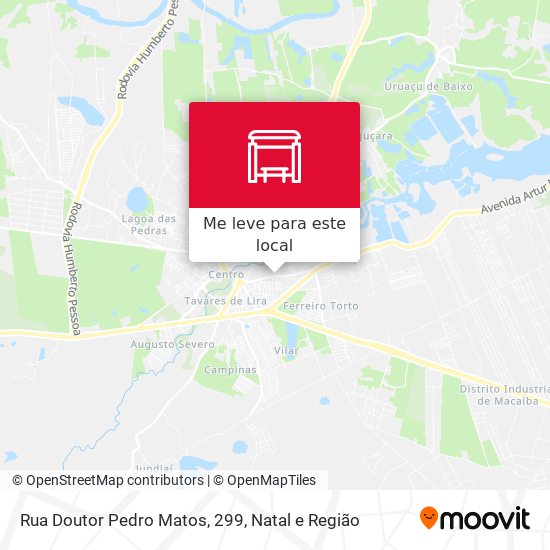 Rua Doutor Pedro Matos, 299 mapa