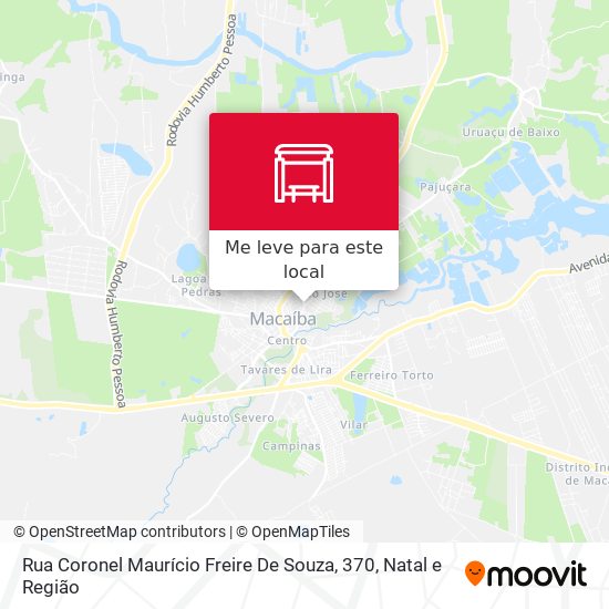 Rua Coronel Maurício Freire De Souza, 370 mapa