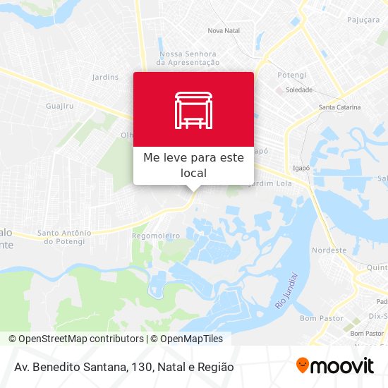 Av. Benedito Santana, 130 mapa