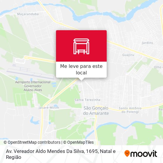 Av. Vereador Aldo Mendes Da Silva, 1695 mapa