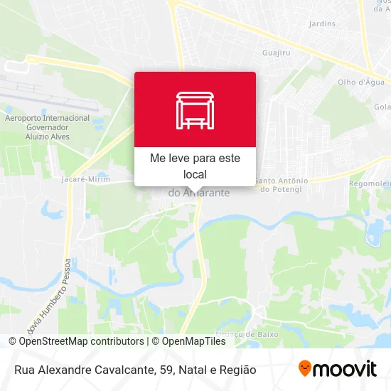 Rua Alexandre Cavalcante, 59 mapa