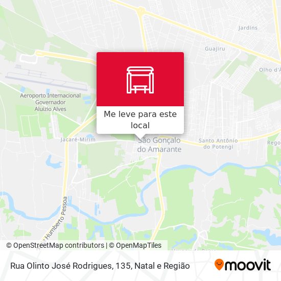Rua Olinto José Rodrigues, 135 mapa