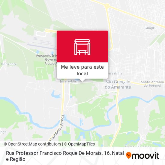 Rua Professor Francisco Roque De Morais, 16 mapa