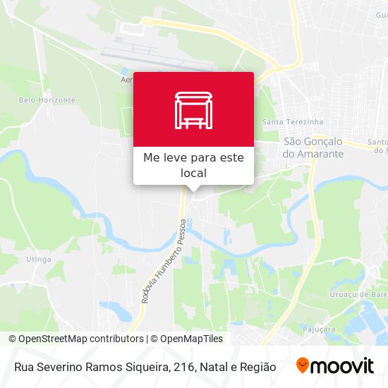 Rua Severino Ramos Siqueira, 216 mapa