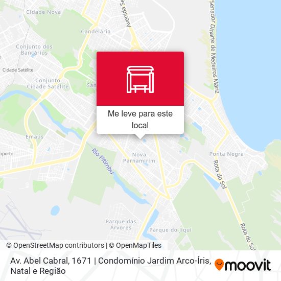 Av. Abel Cabral, 1671 | Condomínio Jardim Arco-Íris mapa