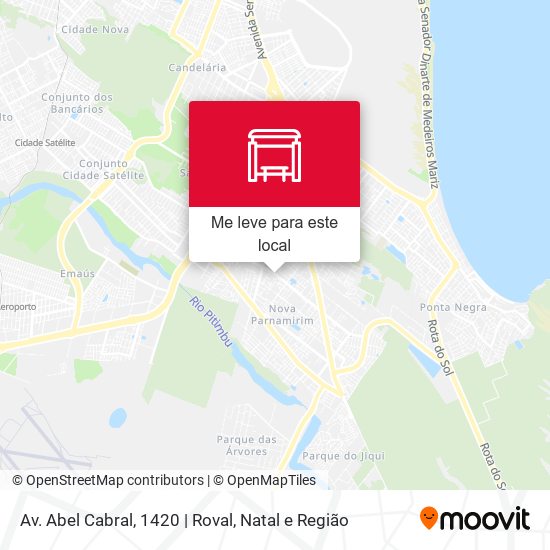 Av. Abel Cabral, 1420 | Roval mapa