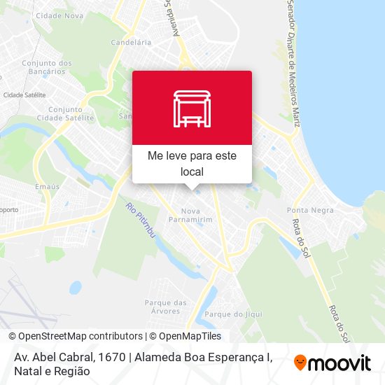Av. Abel Cabral, 1670 | Condomínio Alameda Boa Esperança I mapa