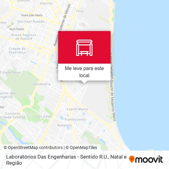 Laboratórios Das Engenharias - Sentido R.U. mapa