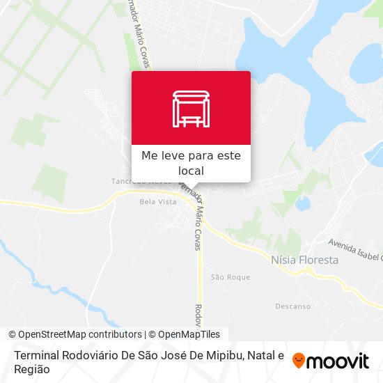 Terminal Rodoviário De São José De Mipibu mapa