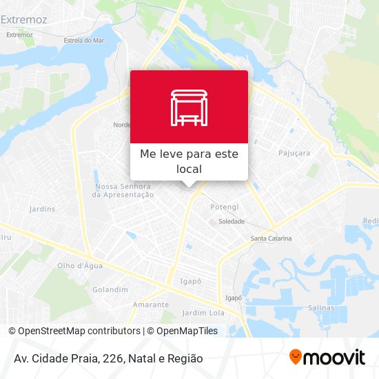 Av. Cidade Praia, 226 mapa