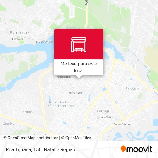 Rua Tijuana, 150 mapa